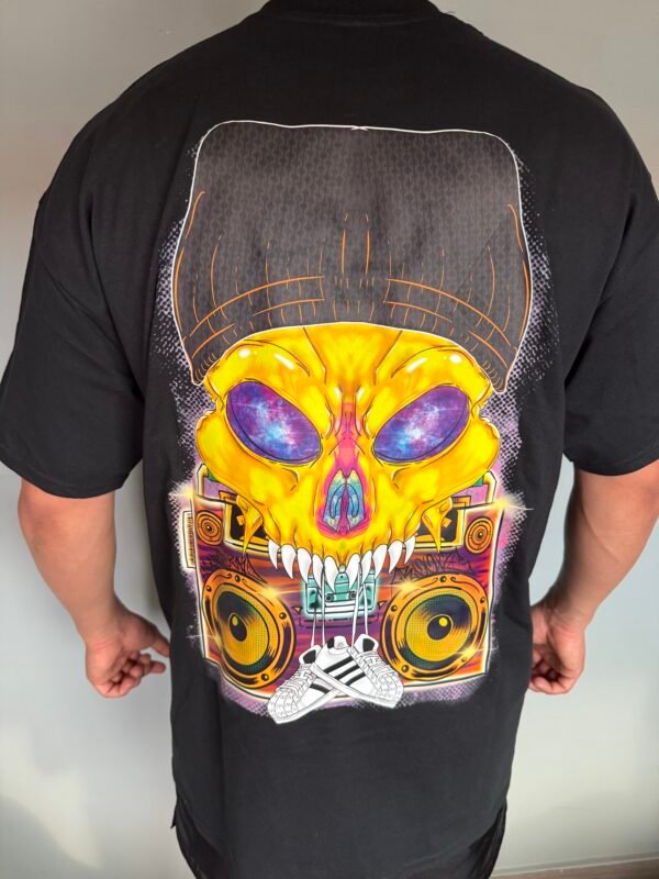Camiseta Negra "Step By Step" - Imagen 3