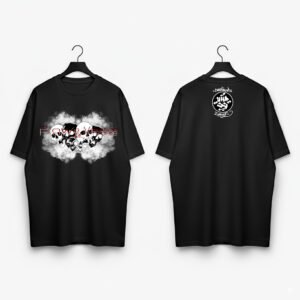 Camiseta Negra "Mensaje y Flow 2"