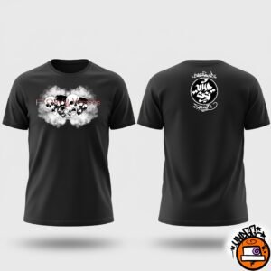 Camiseta Negra "Mensaje y Flow 2"