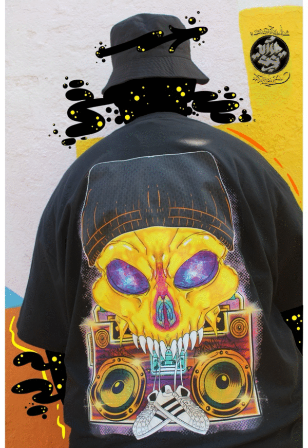 Camiseta Negra "Step By Step" - Imagen 3