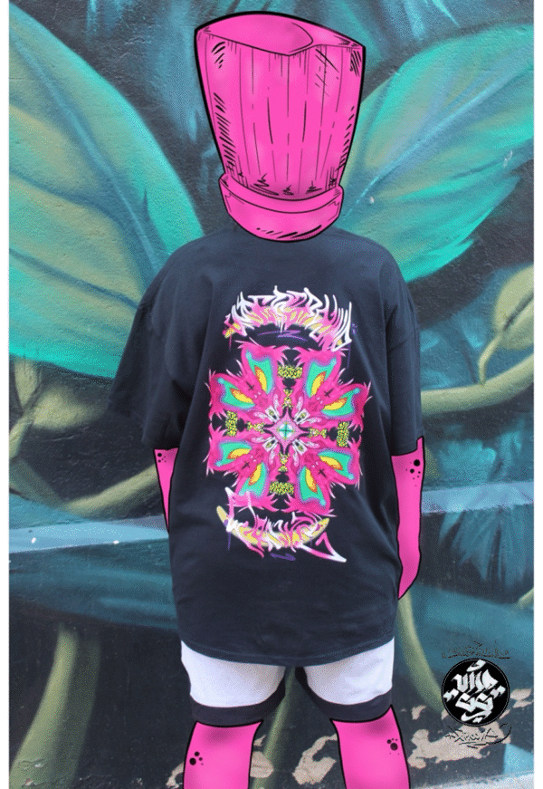 Camiseta Negra "Hardcore or Die" - Imagen 3