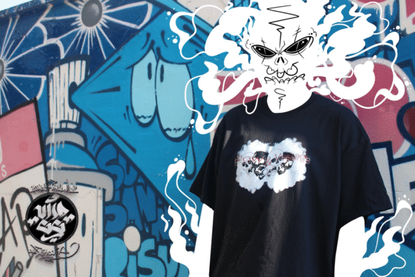 Camiseta Negra "Mensaje y Flow 2" - Imagen 2