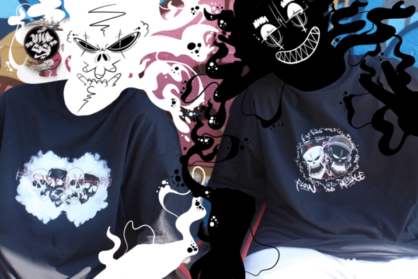 Camiseta Negra "Mensaje y Flow 2" - Imagen 3