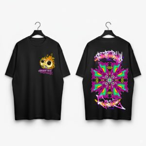 Camiseta Negra "Hardcore or Die"