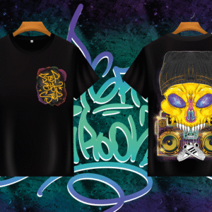Camiseta Negra "Step By Step"