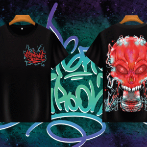 Camiseta Negra "Microphone Check"