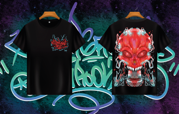 Camiseta Negra "Microphone Check"