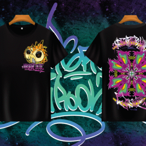 Camiseta Negra "Hardcore or Die"
