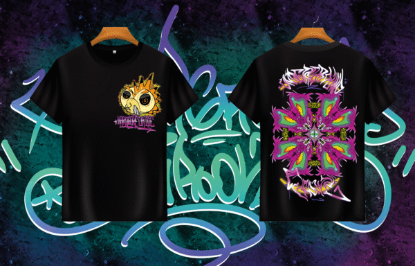 Camiseta Negra "Hardcore or Die"