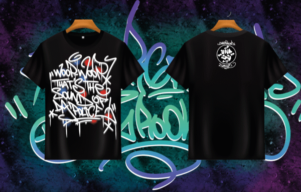 Camiseta Negra "Sound of Da Police"