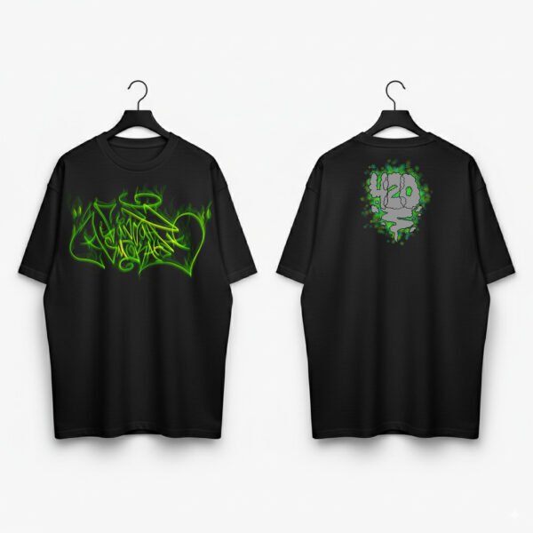 Camiseta Negra "Ganjah Smokah"