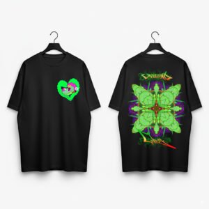 Camiseta Negra "Perro Verde 420"